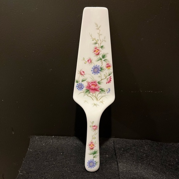 Andrea by Sadek Floral Dessert Pie Server - Picture 1 of 9